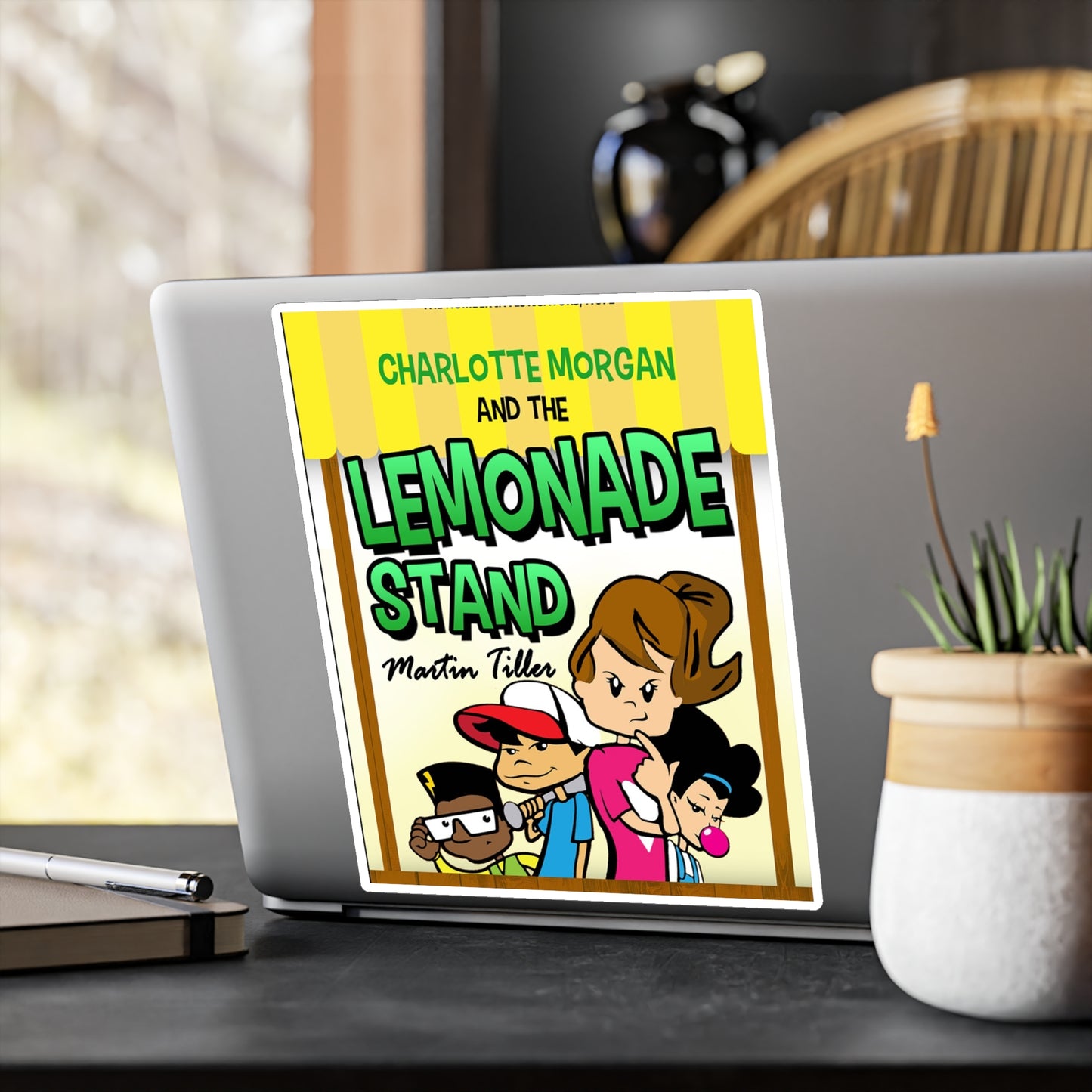 Kiss-Cut Vinyl Decals Charlotte Morgan and the Lemonade Stand
