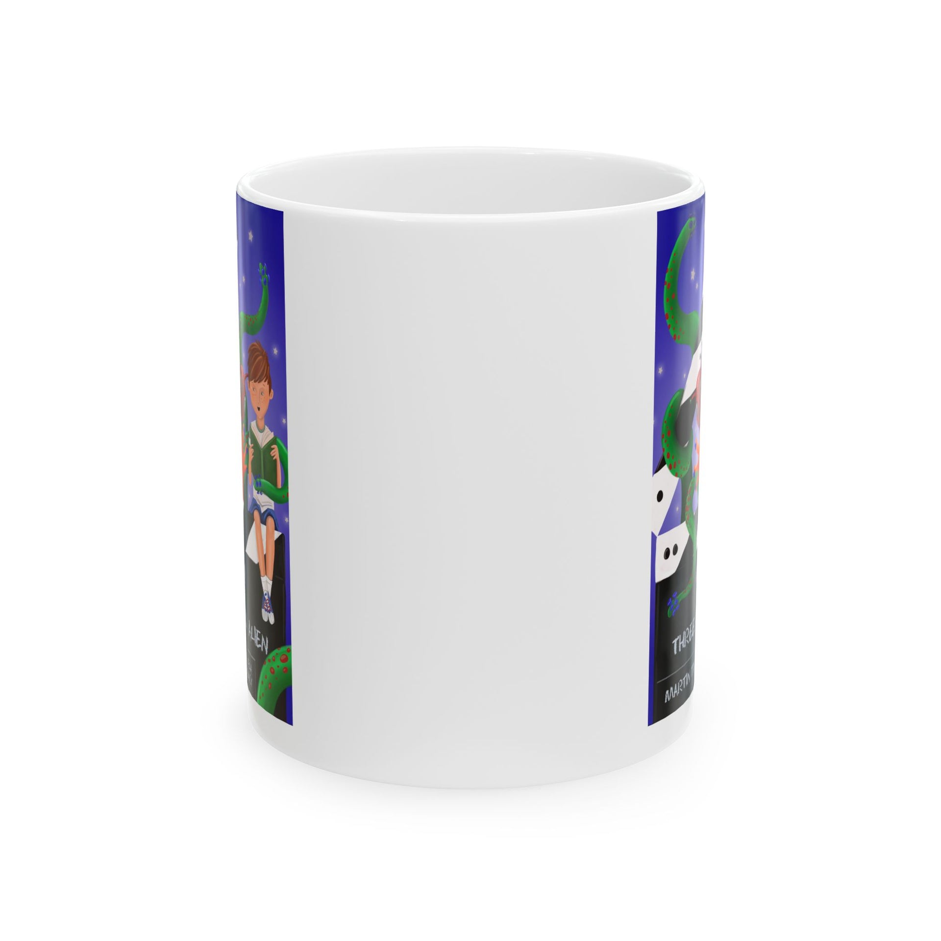 Ceramic Mug, (11oz, 15oz) Kevin and the Three-Headed Alien – Seven Lions  Publishing Store