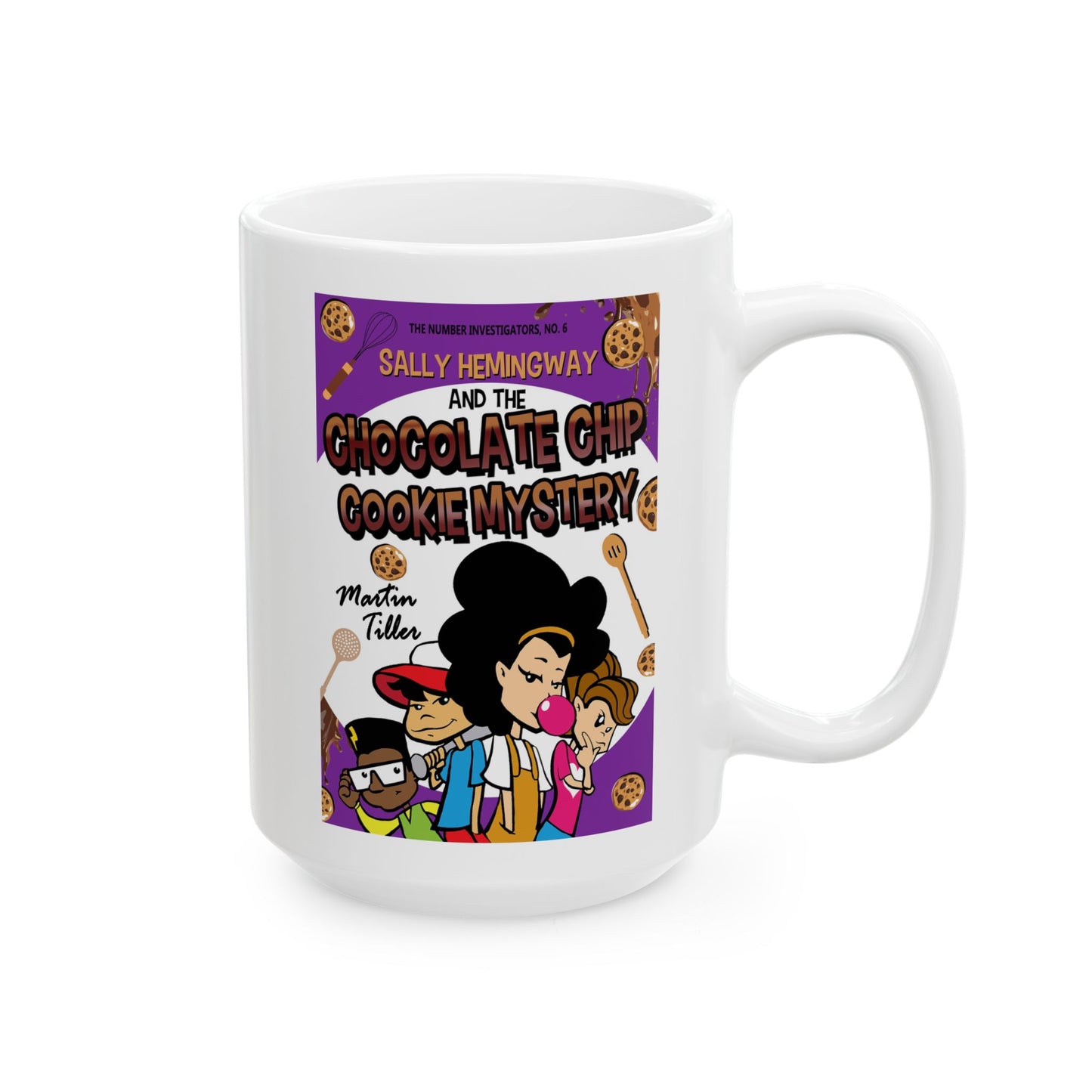 Whimsical Cookie Lover's Ceramic Mug | Perfect Gift for Baking Enthusiasts, Coffee Lovers, Birthdays, Holidays, Parties