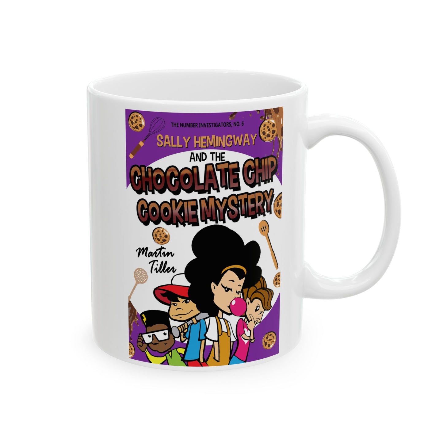 Whimsical Cookie Lover's Ceramic Mug | Perfect Gift for Baking Enthusiasts, Coffee Lovers, Birthdays, Holidays, Parties