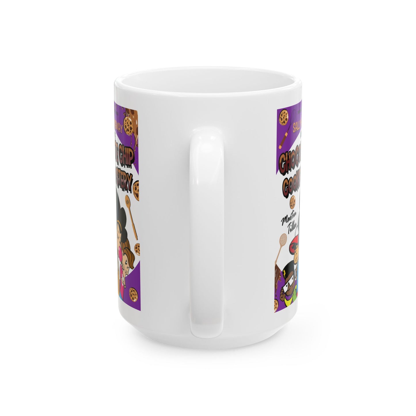 Whimsical Cookie Lover's Ceramic Mug | Perfect Gift for Baking Enthusiasts, Coffee Lovers, Birthdays, Holidays, Parties