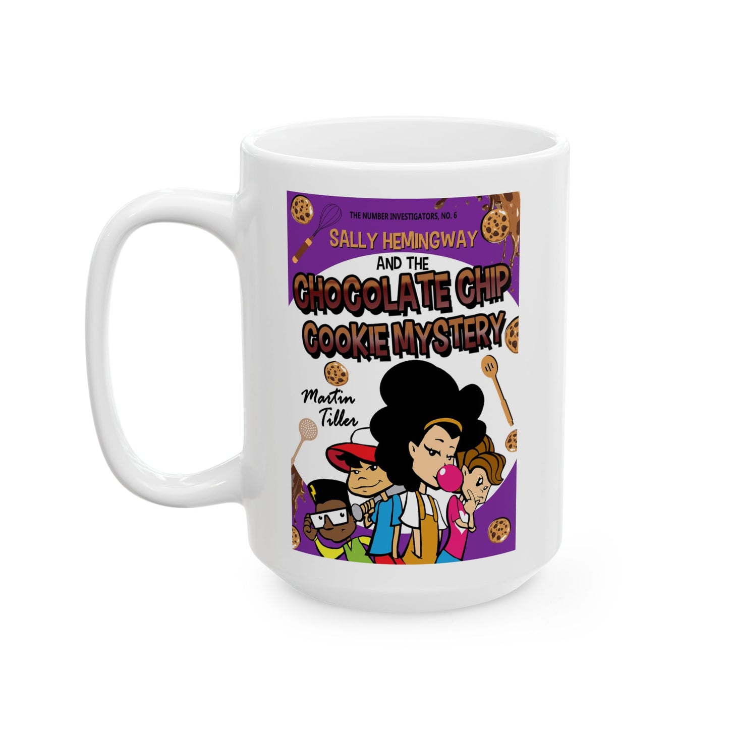 Whimsical Cookie Lover's Ceramic Mug | Perfect Gift for Baking Enthusiasts, Coffee Lovers, Birthdays, Holidays, Parties