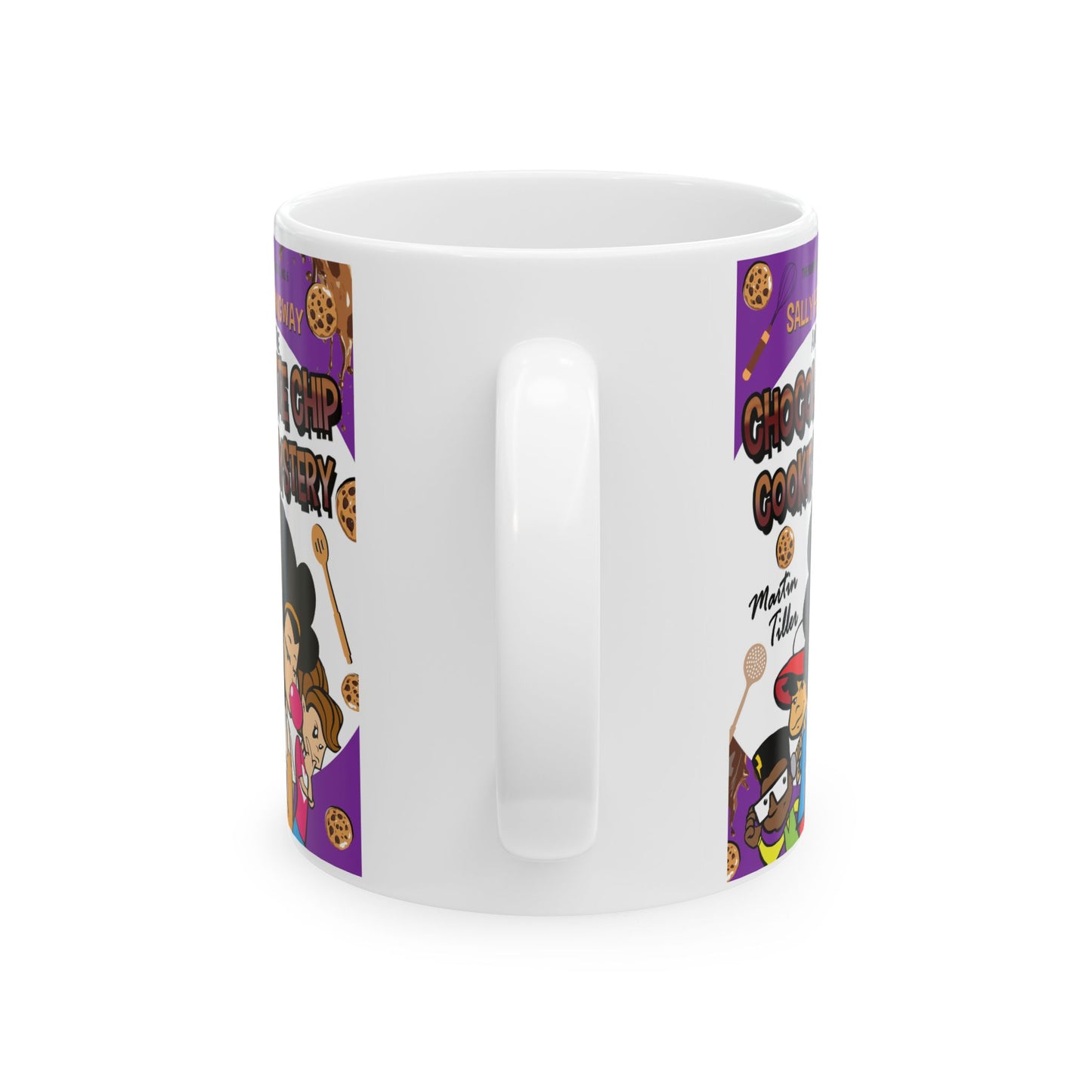 Whimsical Cookie Lover's Ceramic Mug | Perfect Gift for Baking Enthusiasts, Coffee Lovers, Birthdays, Holidays, Parties