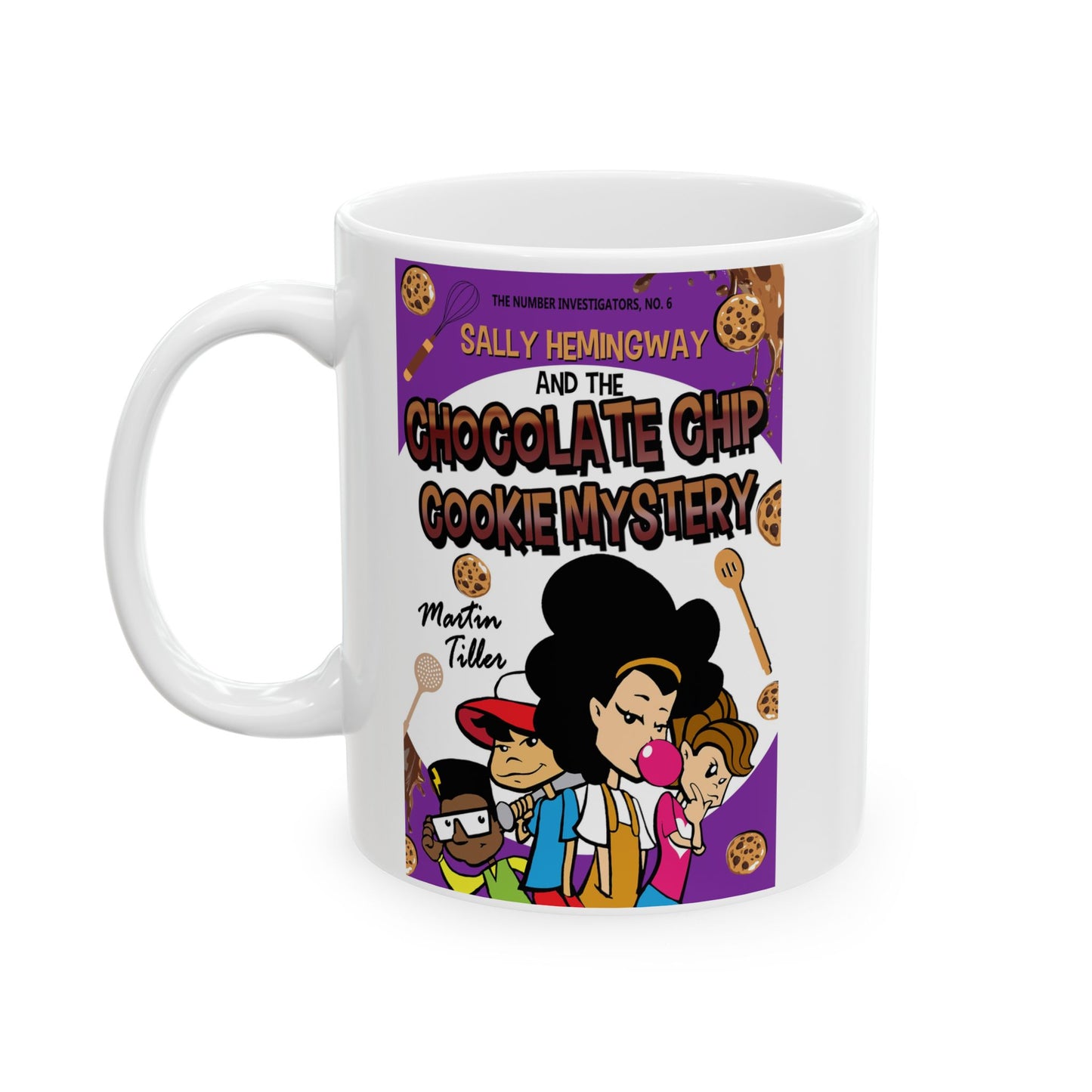 Whimsical Cookie Lover's Ceramic Mug | Perfect Gift for Baking Enthusiasts, Coffee Lovers, Birthdays, Holidays, Parties
